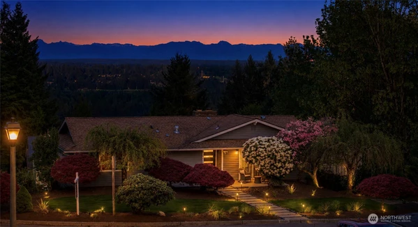 At dusk….. the view is unreal.