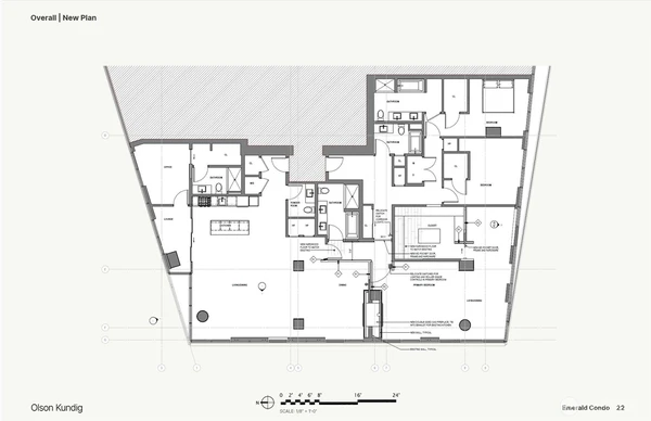 Olson Kundig Designed Combined Floorplan